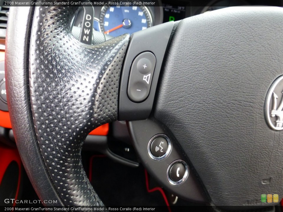 Rosso Corallo (Red) Interior Controls for the 2008 Maserati GranTurismo  #77938671