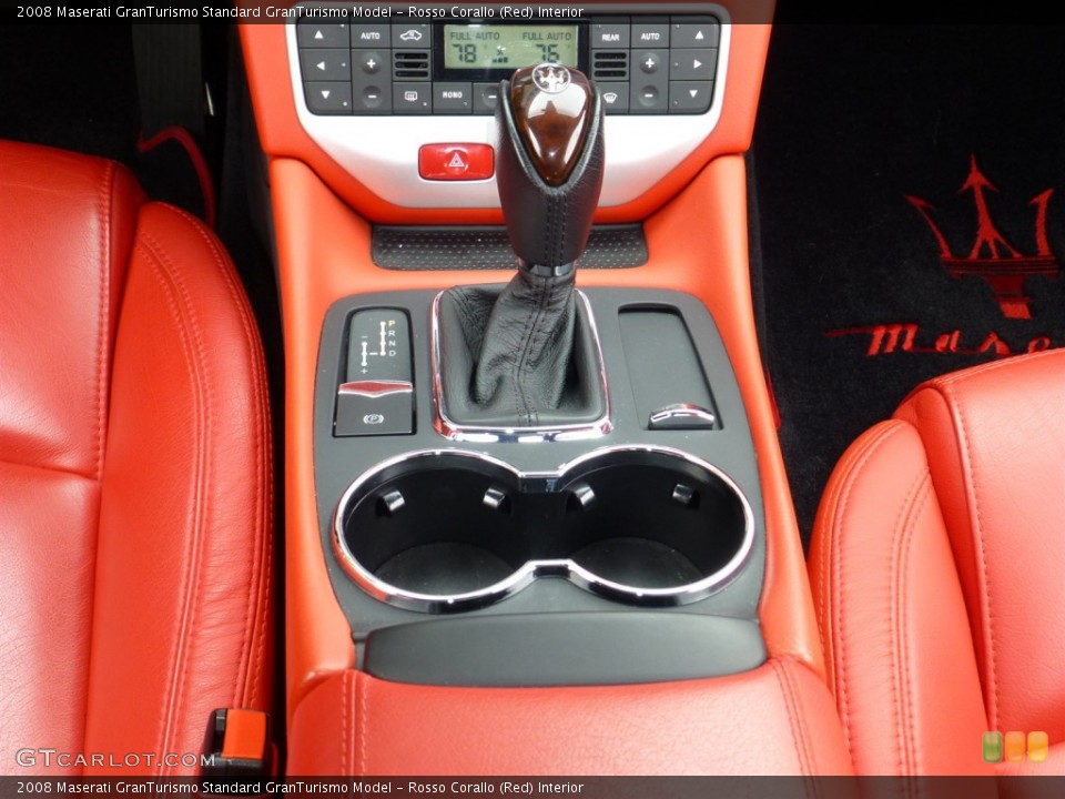 Rosso Corallo (Red) Interior Transmission for the 2008 Maserati GranTurismo  #77938812