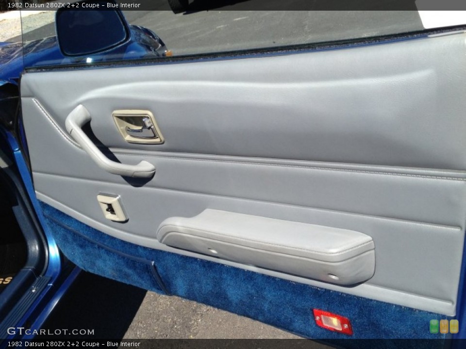 Blue Interior Door Panel for the 1982 Datsun 280ZX 2+2 Coupe #77938966