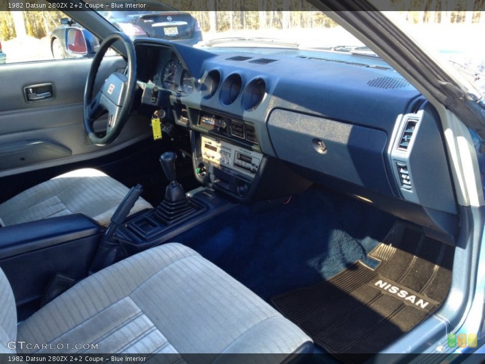Blue Interior Dashboard for the 1982 Datsun 280ZX 2+2 Coupe #77938992