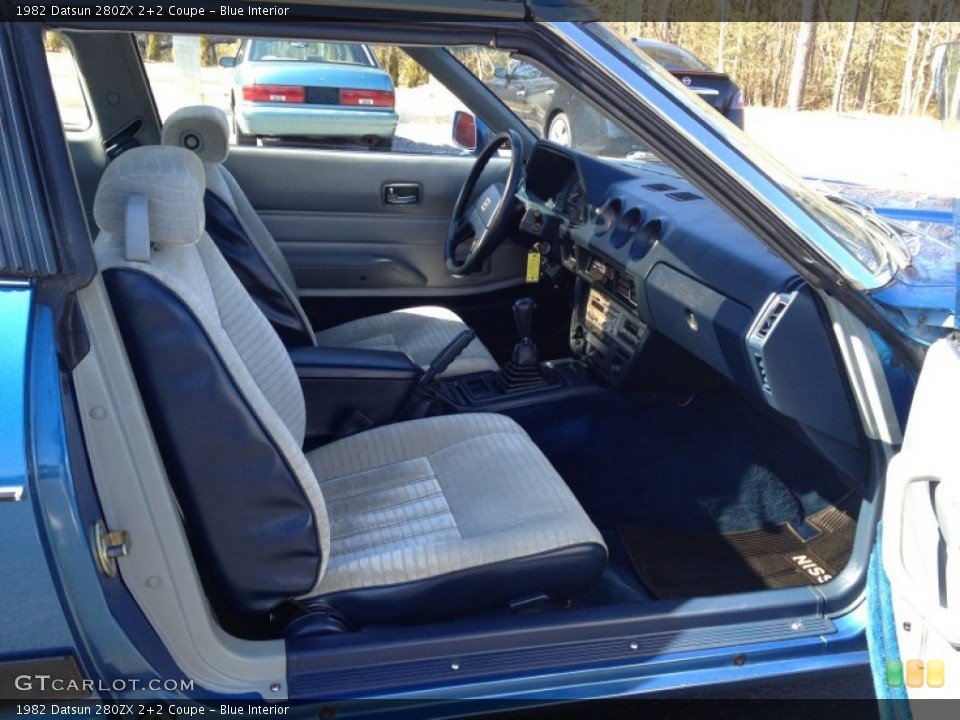 Blue Interior Photo for the 1982 Datsun 280ZX 2+2 Coupe #77939013