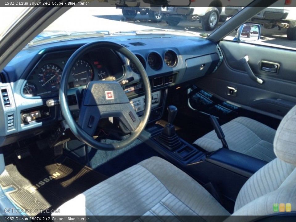 Blue Interior Photo for the 1982 Datsun 280ZX 2+2 Coupe #77939265
