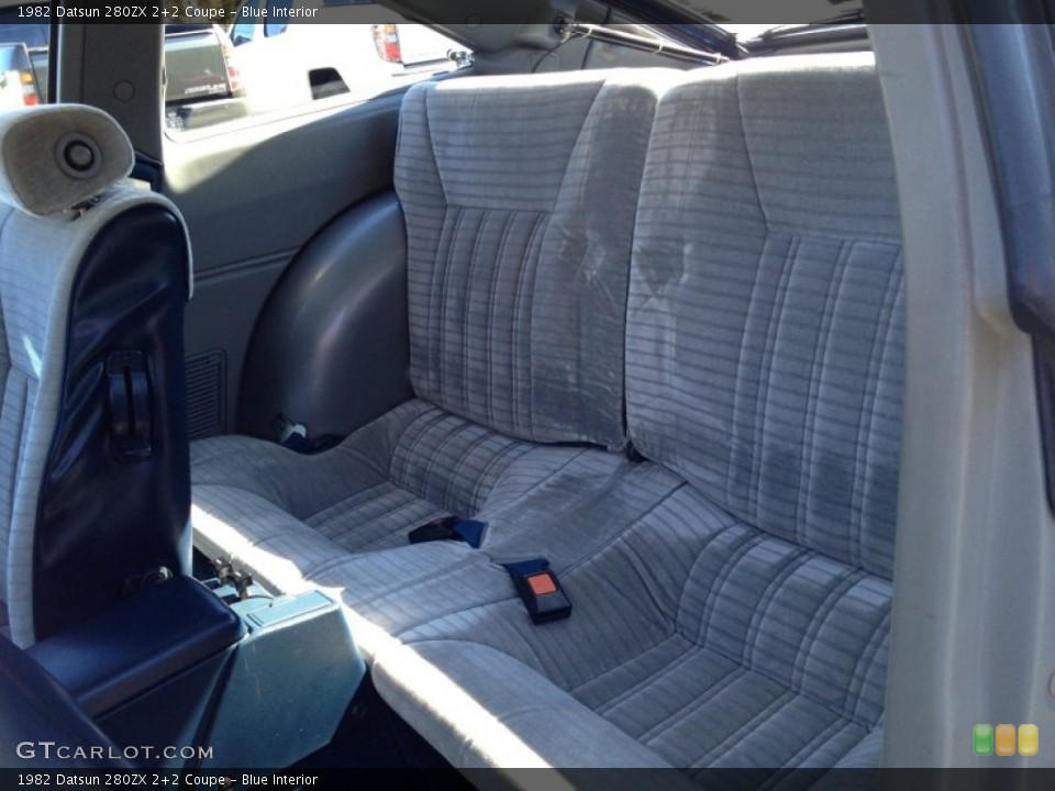 Blue Interior Rear Seat for the 1982 Datsun 280ZX 2+2 Coupe #77939361
