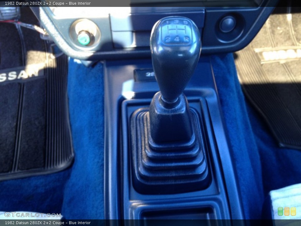 Blue Interior Transmission for the 1982 Datsun 280ZX 2+2 Coupe #77939425