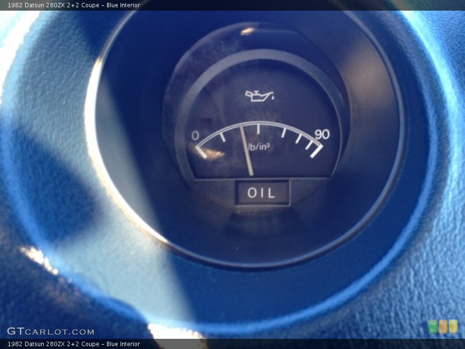 Blue Interior Gauges for the 1982 Datsun 280ZX 2+2 Coupe #77939571