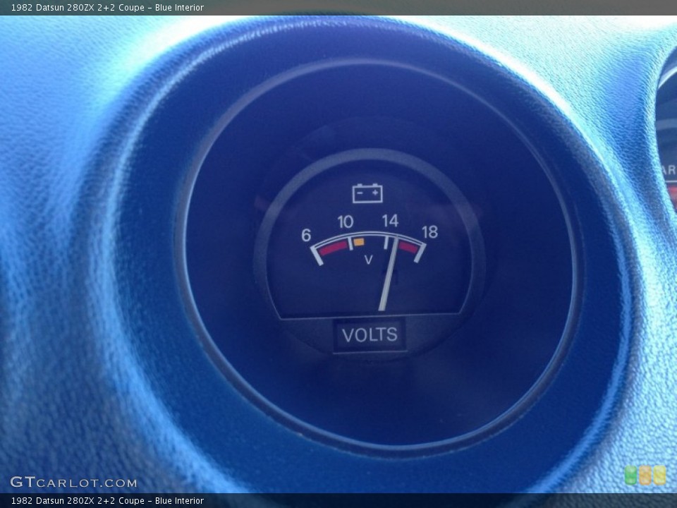 Blue Interior Gauges for the 1982 Datsun 280ZX 2+2 Coupe #77939594