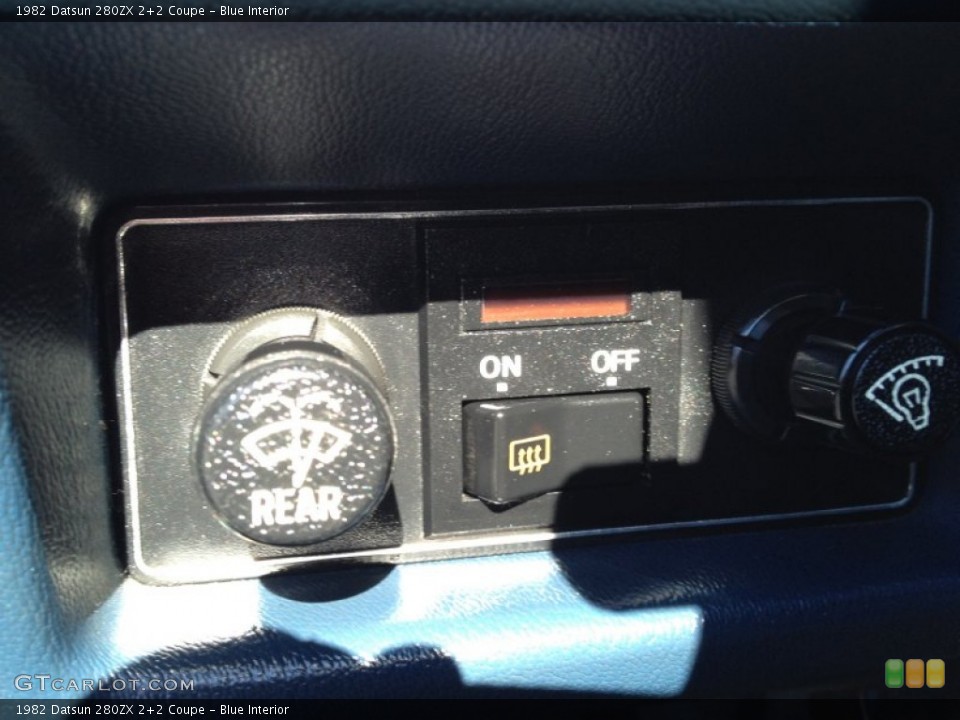 Blue Interior Controls for the 1982 Datsun 280ZX 2+2 Coupe #77939730