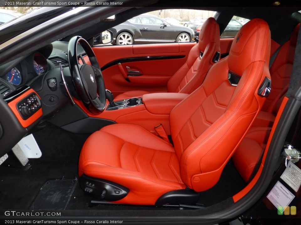 Rosso Corallo Interior Photo for the 2013 Maserati GranTurismo Sport Coupe #77939742