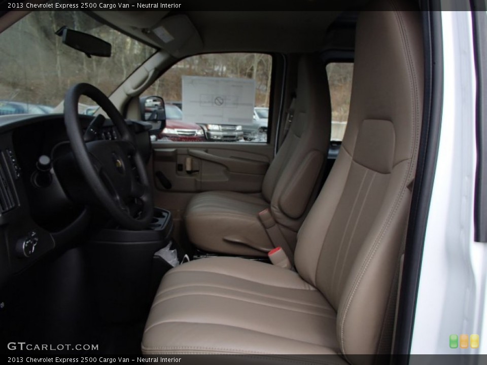 Neutral Interior Front Seat for the 2013 Chevrolet Express 2500 Cargo Van #77939958