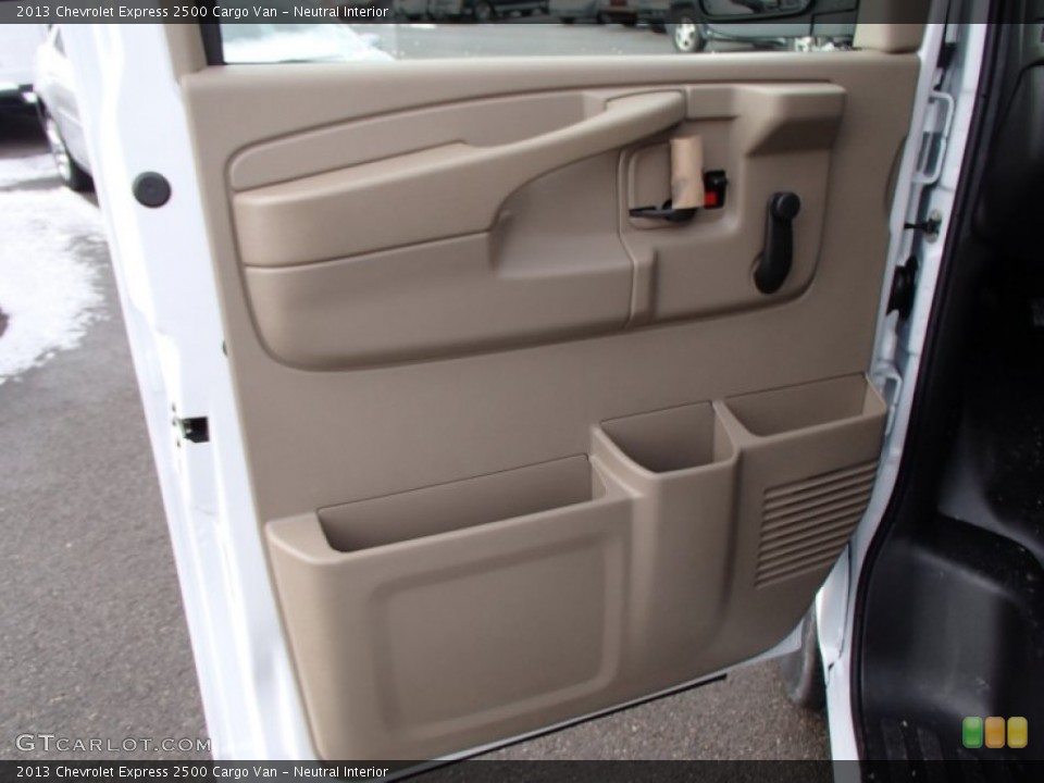 Neutral Interior Door Panel for the 2013 Chevrolet Express 2500 Cargo Van #77939976