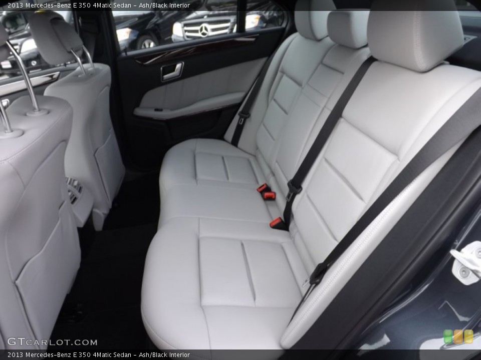 Ash/Black Interior Rear Seat for the 2013 Mercedes-Benz E 350 4Matic Sedan #77940735