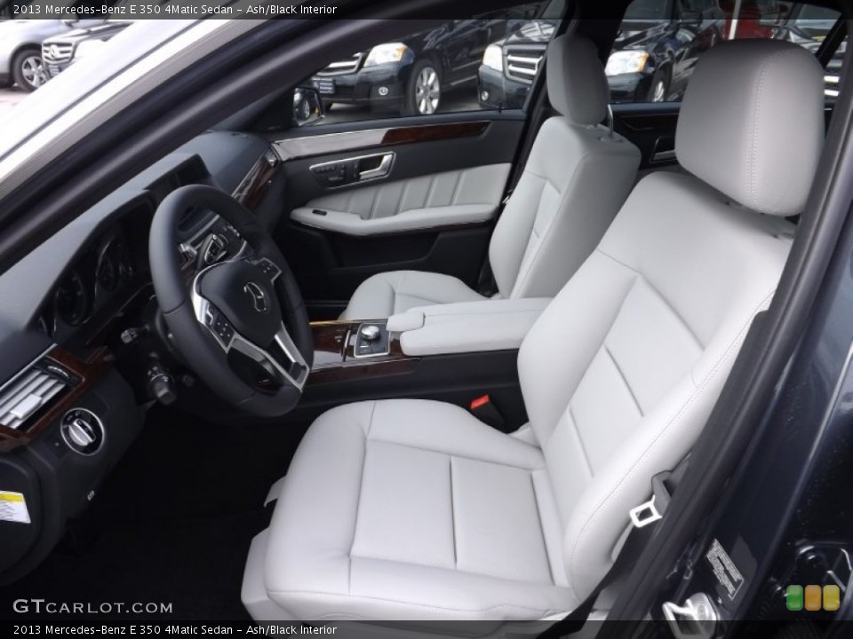 Ash/Black Interior Front Seat for the 2013 Mercedes-Benz E 350 4Matic Sedan #77940789
