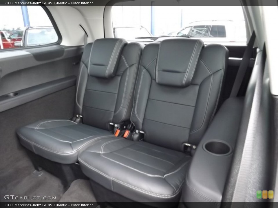 Black Interior Rear Seat for the 2013 Mercedes-Benz GL 450 4Matic #77940969