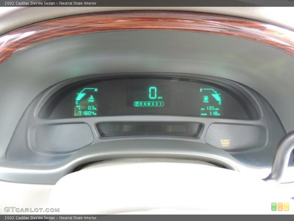 Neutral Shale Interior Gauges for the 2002 Cadillac DeVille Sedan #77941119