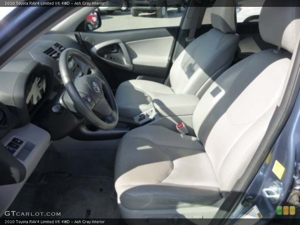 Ash Gray Interior Front Seat for the 2010 Toyota RAV4 Limited V6 4WD #77941302