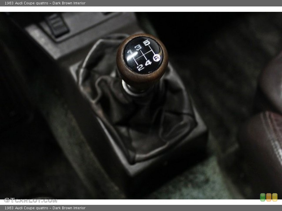 Dark Brown Interior Transmission for the 1983 Audi Coupe quattro #77941505