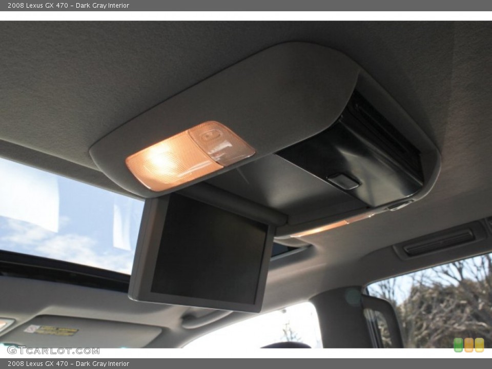 Dark Gray Interior Entertainment System for the 2008 Lexus GX 470 #77941626