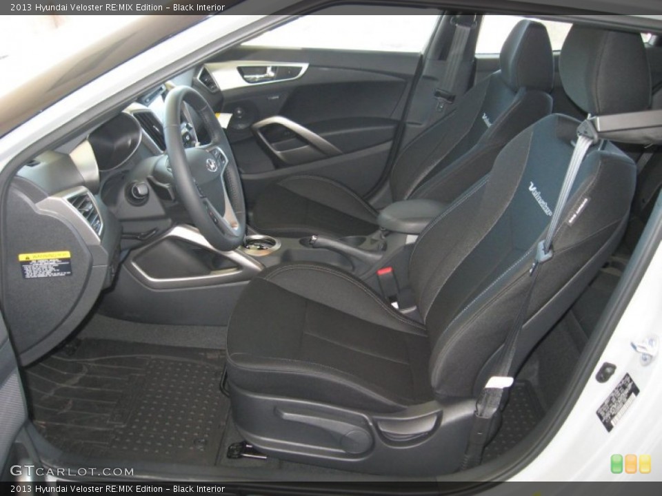 Black Interior Front Seat for the 2013 Hyundai Veloster RE:MIX Edition #77943518