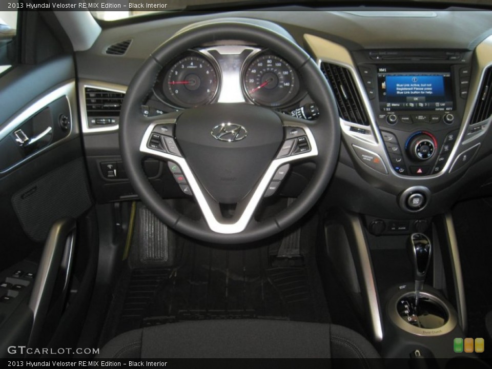 Black Interior Dashboard for the 2013 Hyundai Veloster RE:MIX Edition #77943701