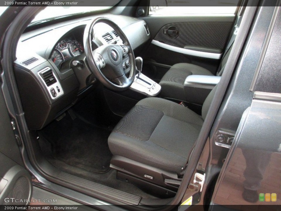 Ebony Interior Photo for the 2009 Pontiac Torrent AWD #77943956
