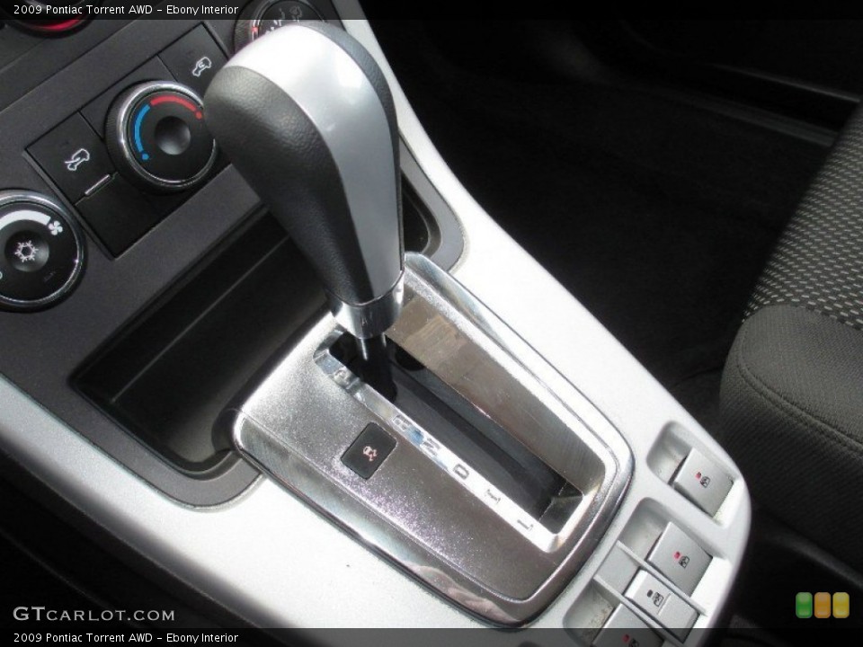 Ebony Interior Transmission for the 2009 Pontiac Torrent AWD #77944090
