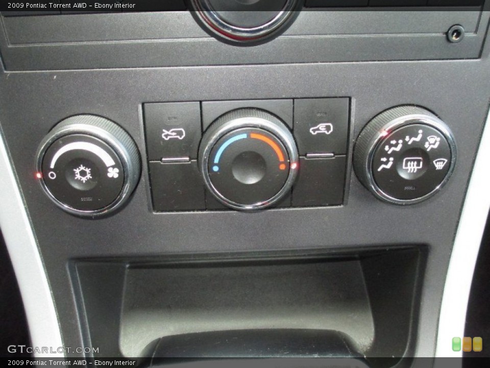 Ebony Interior Controls for the 2009 Pontiac Torrent AWD #77944135