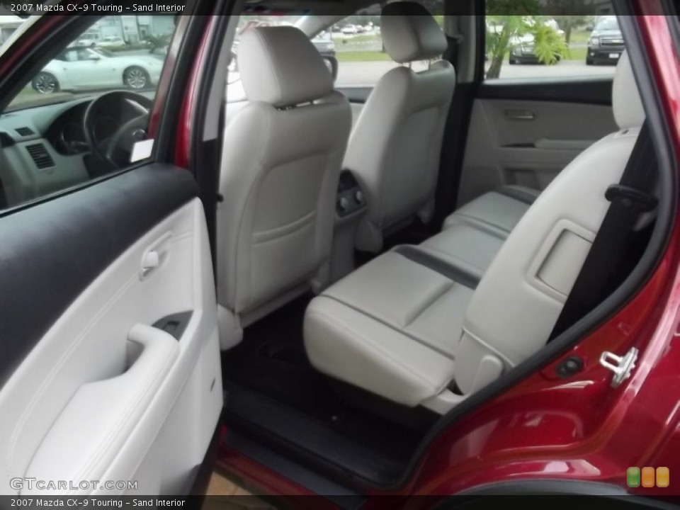 Sand Interior Rear Seat for the 2007 Mazda CX-9 Touring #77944443