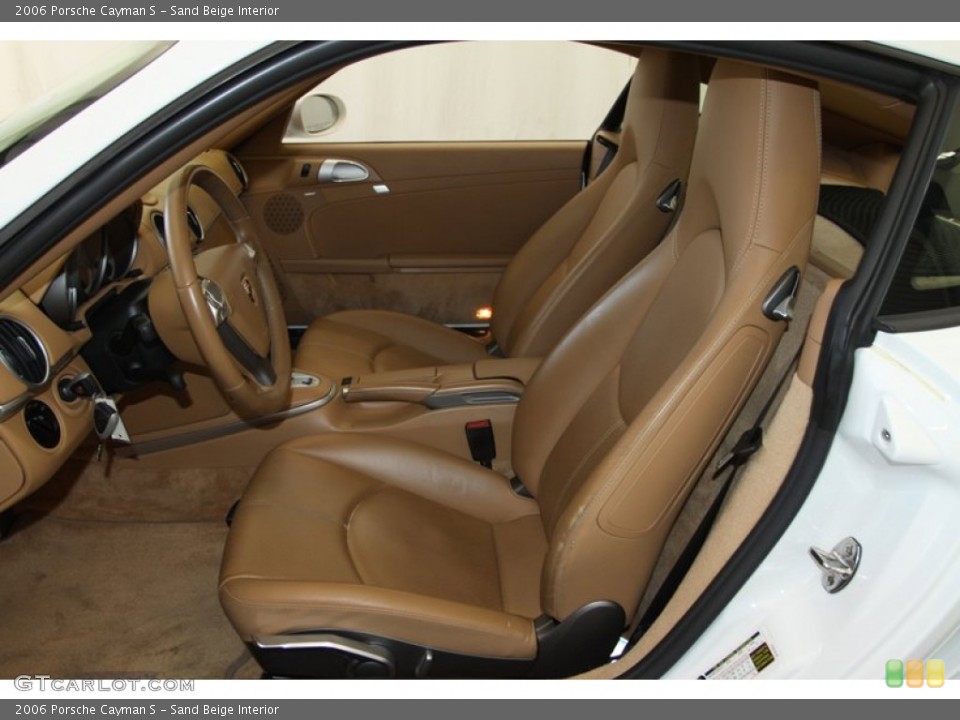 Sand Beige Interior Front Seat for the 2006 Porsche Cayman S #77944863