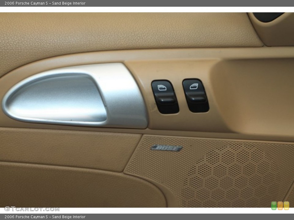 Sand Beige Interior Controls for the 2006 Porsche Cayman S #77944887