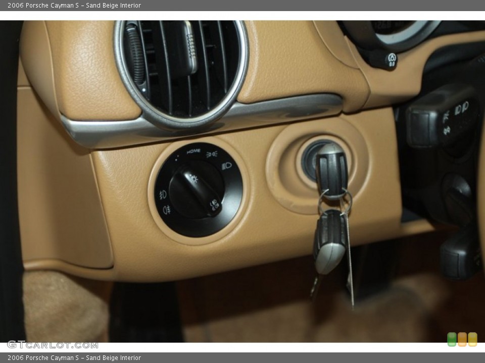 Sand Beige Interior Controls for the 2006 Porsche Cayman S #77944914