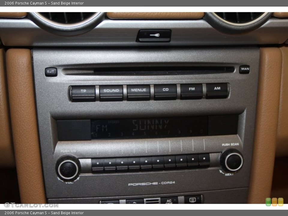 Sand Beige Interior Audio System for the 2006 Porsche Cayman S #77944932