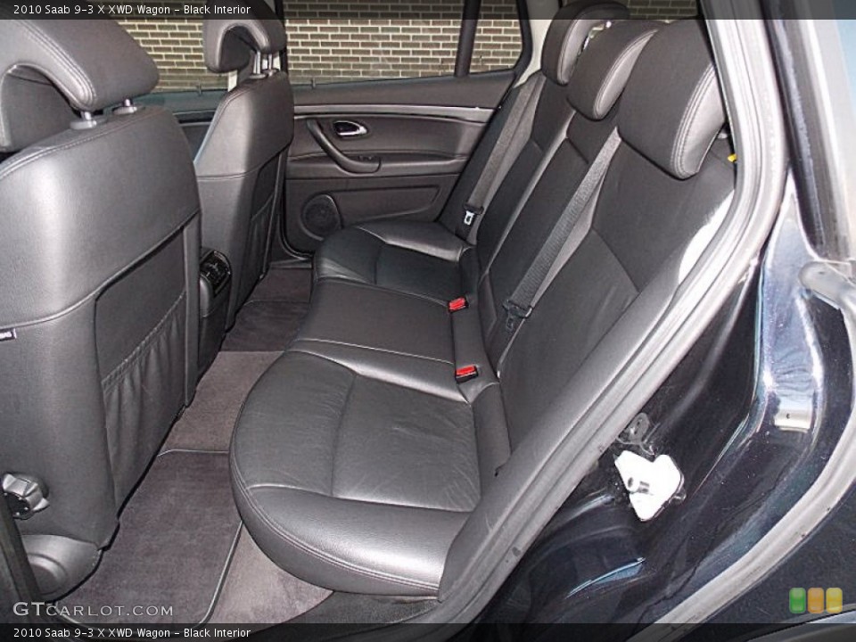 Black Interior Rear Seat for the 2010 Saab 9-3 X XWD Wagon #77944955