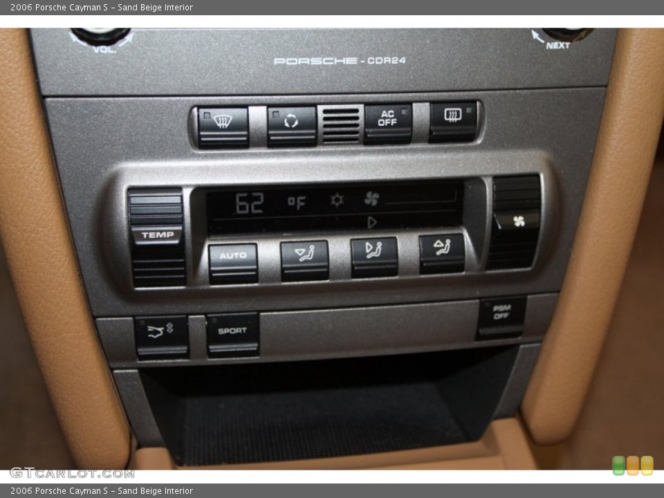 Sand Beige Interior Controls for the 2006 Porsche Cayman S #77944968