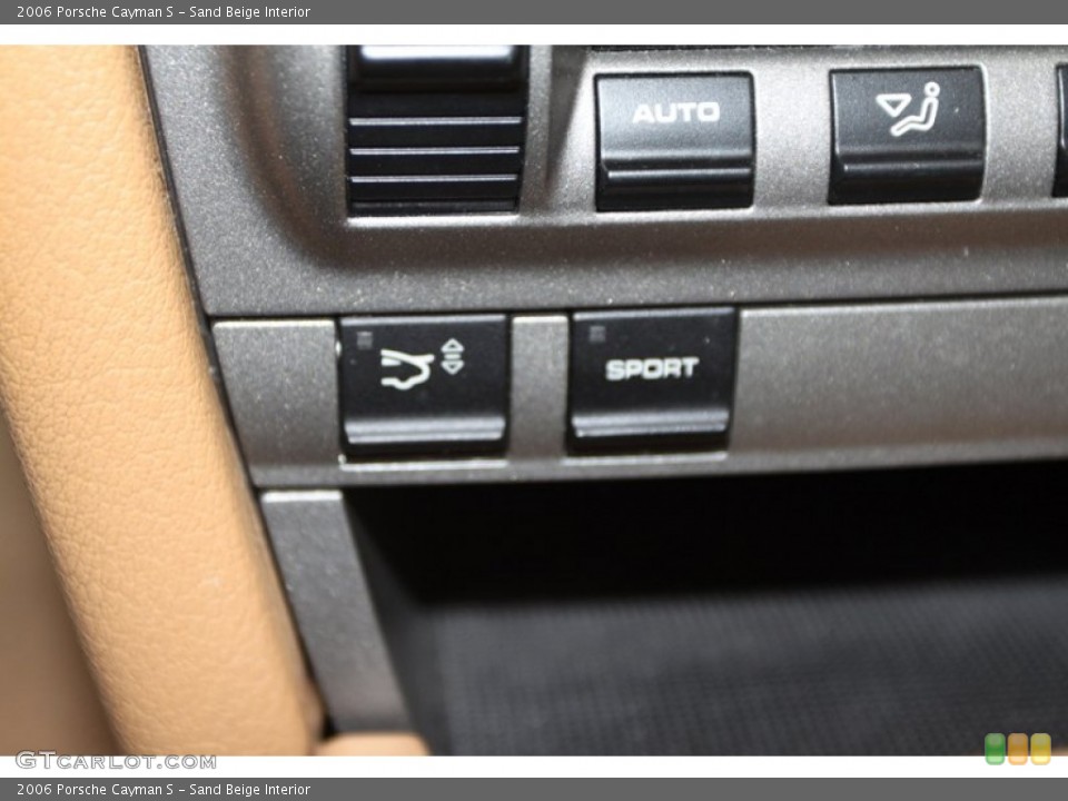 Sand Beige Interior Controls for the 2006 Porsche Cayman S #77944986