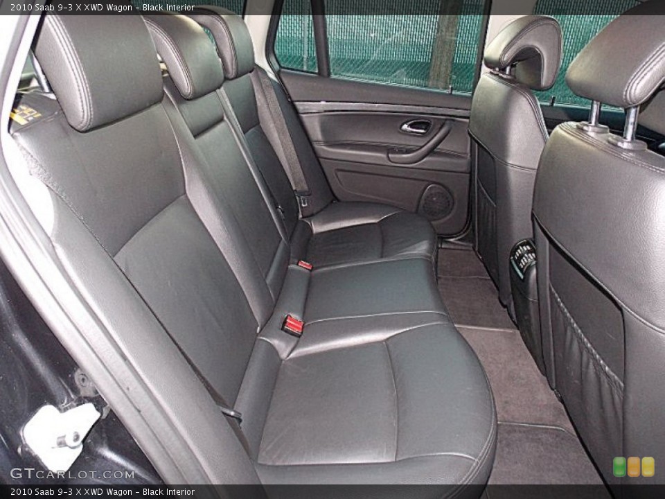 Black Interior Rear Seat for the 2010 Saab 9-3 X XWD Wagon #77945049