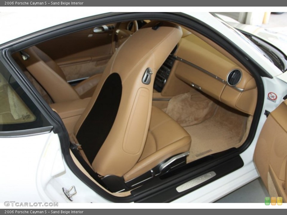 Sand Beige 2006 Porsche Cayman Interiors