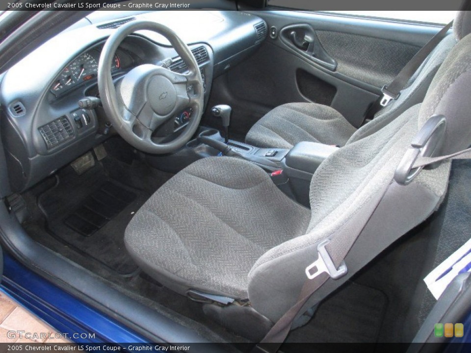 Graphite Gray Interior Prime Interior for the 2005 Chevrolet Cavalier LS Sport Coupe #77945226
