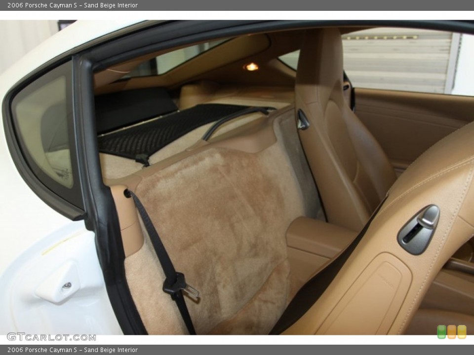 Sand Beige Interior Rear Seat for the 2006 Porsche Cayman S #77945229
