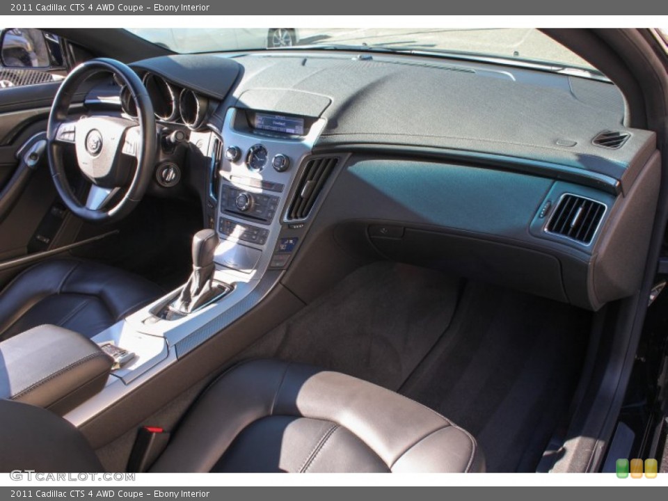 Ebony Interior Dashboard for the 2011 Cadillac CTS 4 AWD Coupe #77946597