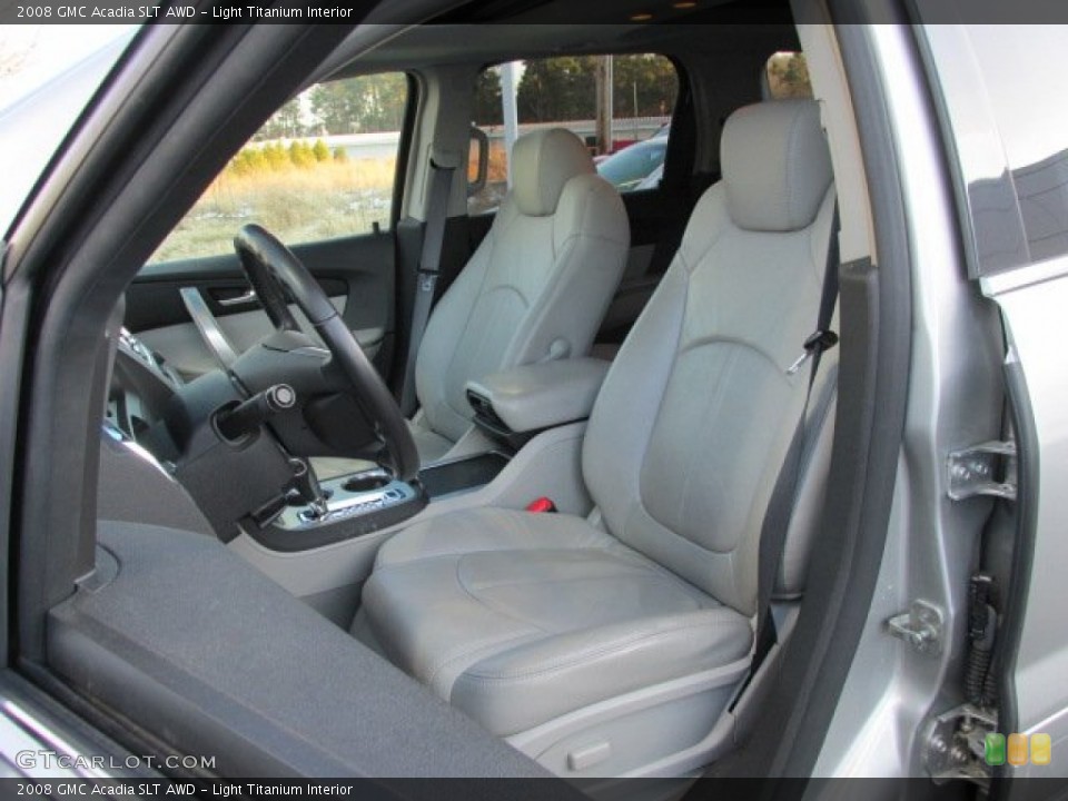 Light Titanium Interior Front Seat for the 2008 GMC Acadia SLT AWD #77946822