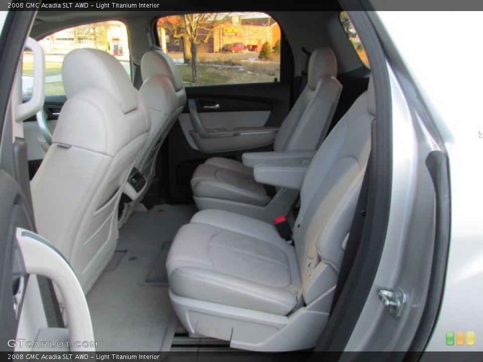 Light Titanium Interior Rear Seat for the 2008 GMC Acadia SLT AWD #77946954