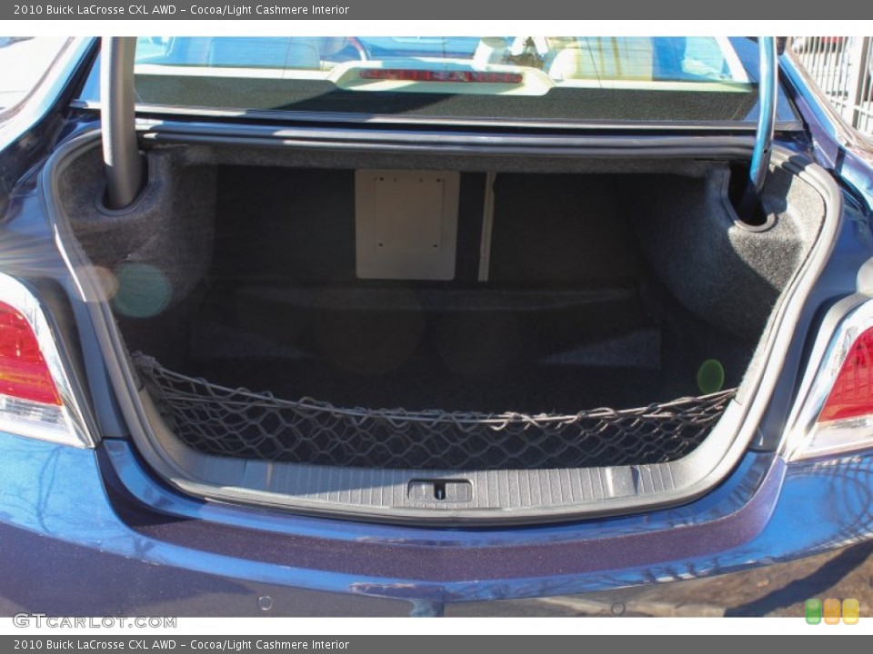 Cocoa/Light Cashmere Interior Trunk for the 2010 Buick LaCrosse CXL AWD #77947143