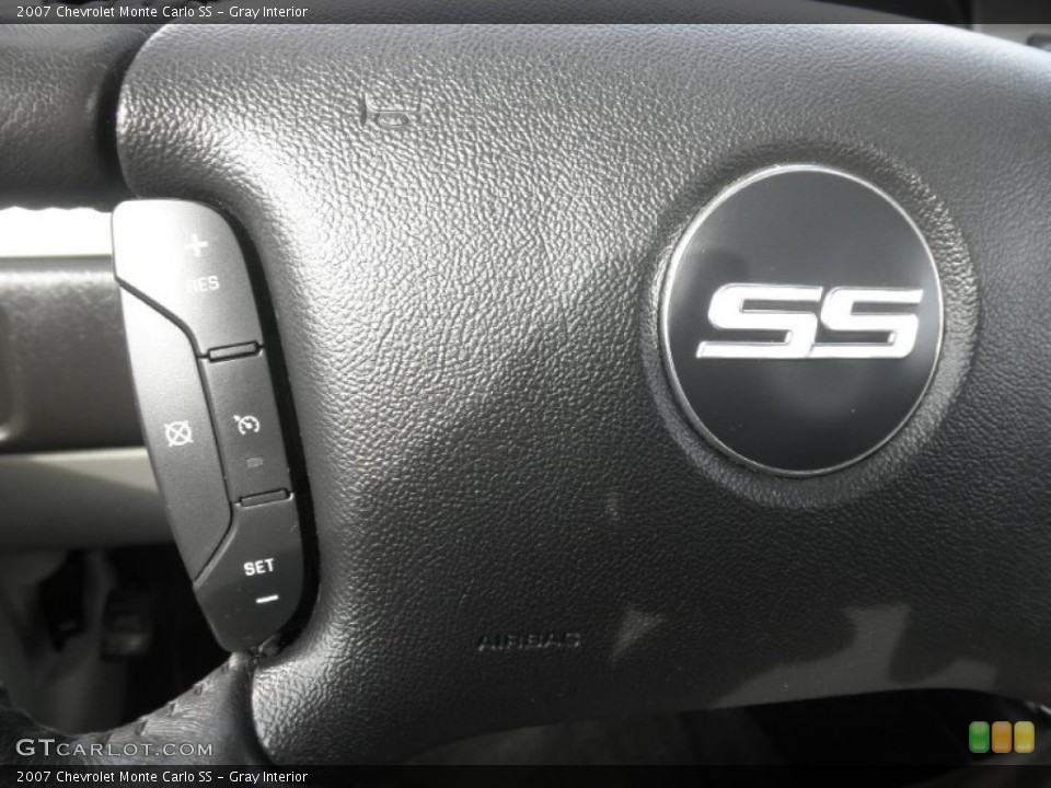 Gray Interior Controls for the 2007 Chevrolet Monte Carlo SS #77947799
