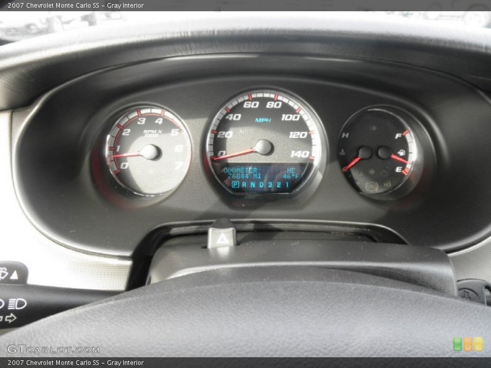Gray Interior Gauges for the 2007 Chevrolet Monte Carlo SS #77947821