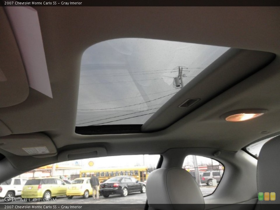 Gray Interior Sunroof for the 2007 Chevrolet Monte Carlo SS #77947884