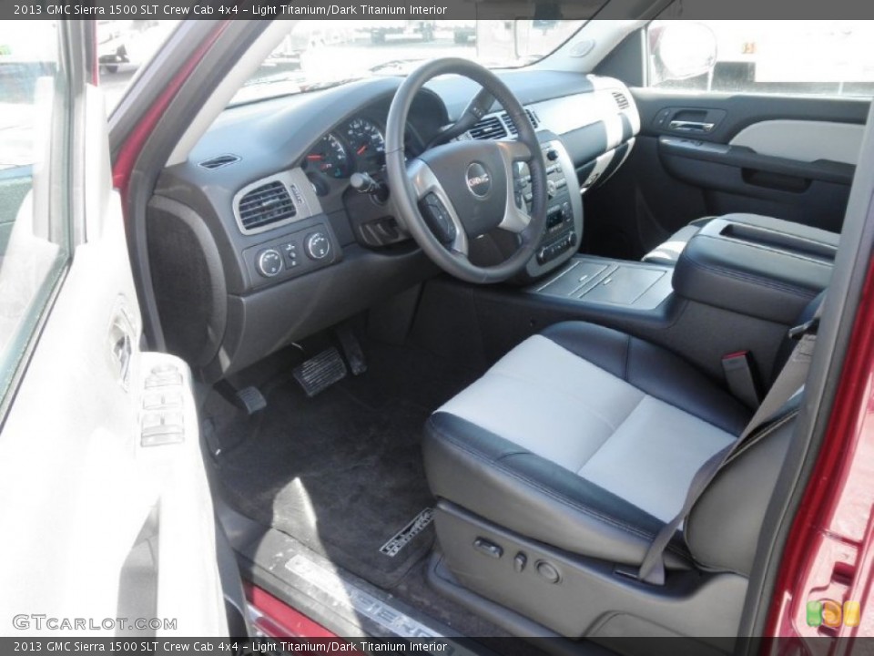 Light Titanium/Dark Titanium Interior Prime Interior for the 2013 GMC Sierra 1500 SLT Crew Cab 4x4 #77948197