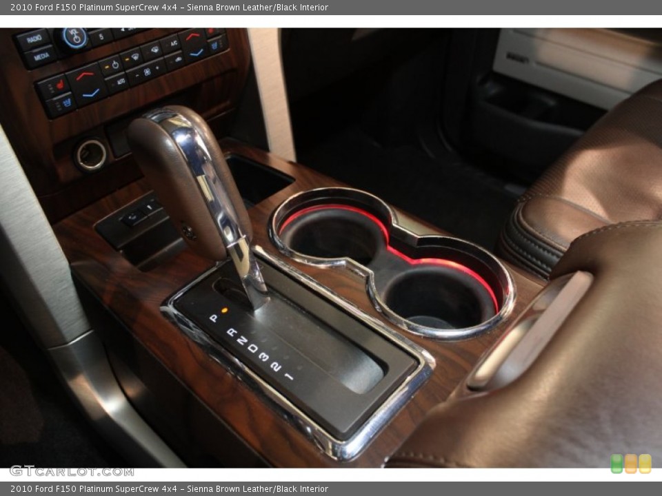 Sienna Brown Leather/Black Interior Transmission for the 2010 Ford F150 Platinum SuperCrew 4x4 #77948331