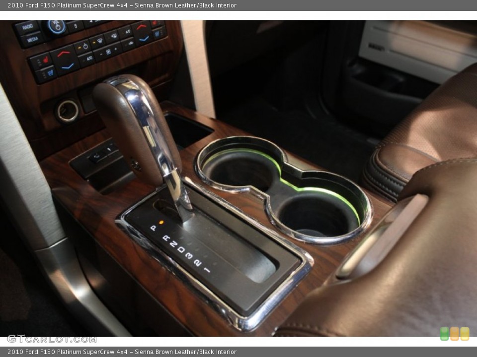 Sienna Brown Leather/Black Interior Transmission for the 2010 Ford F150 Platinum SuperCrew 4x4 #77948350