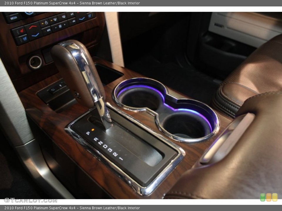 Sienna Brown Leather/Black Interior Transmission for the 2010 Ford F150 Platinum SuperCrew 4x4 #77948373