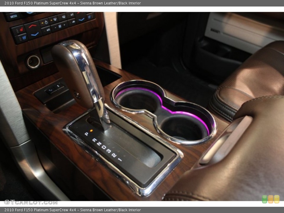 Sienna Brown Leather/Black Interior Transmission for the 2010 Ford F150 Platinum SuperCrew 4x4 #77948392